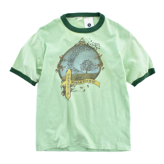70's GENESIS "WORLD TOUR 77" リンガー ロックTシャツ 260901H
