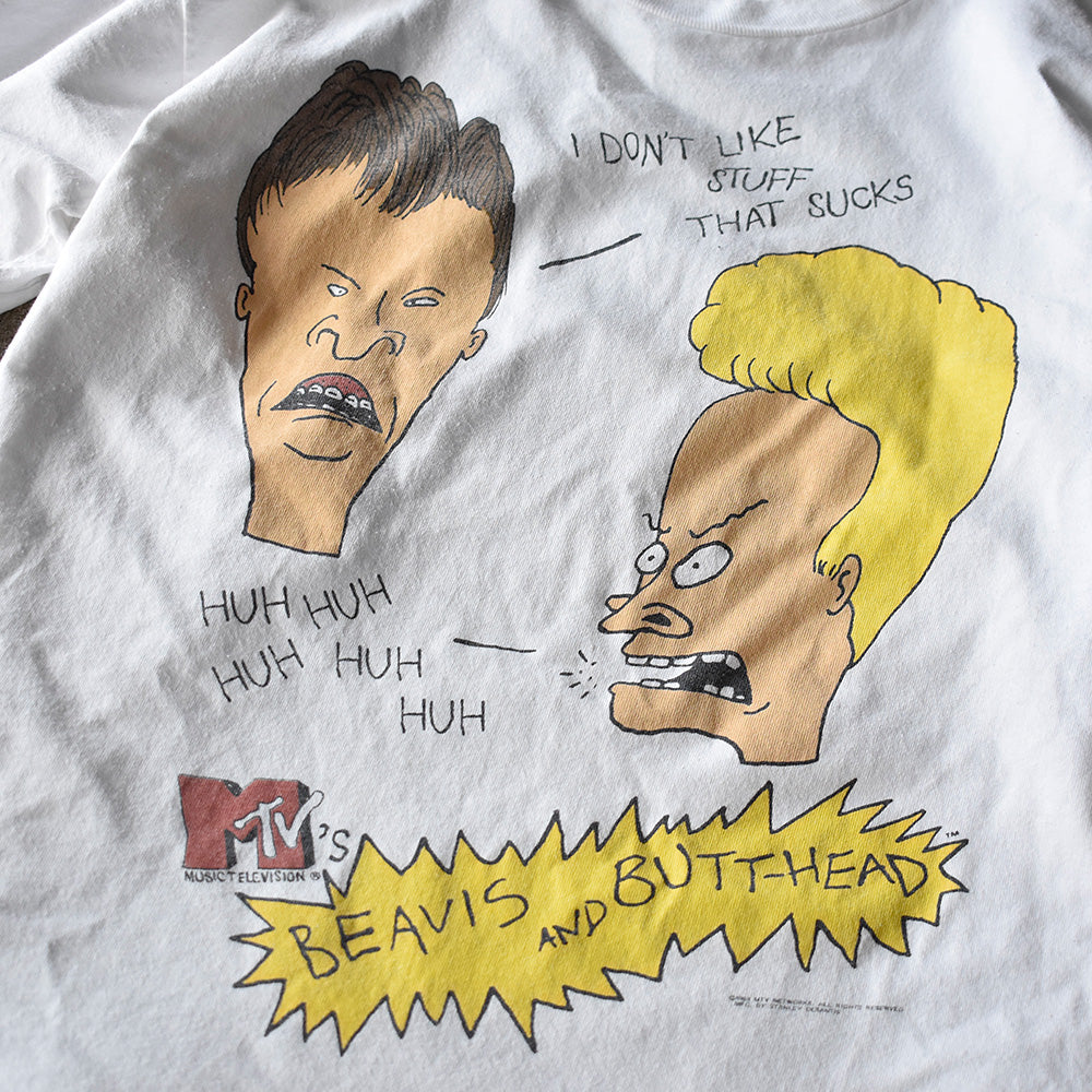 90's MTV “Beavis and Butt-Head“ Tシャツ USA製 250504H