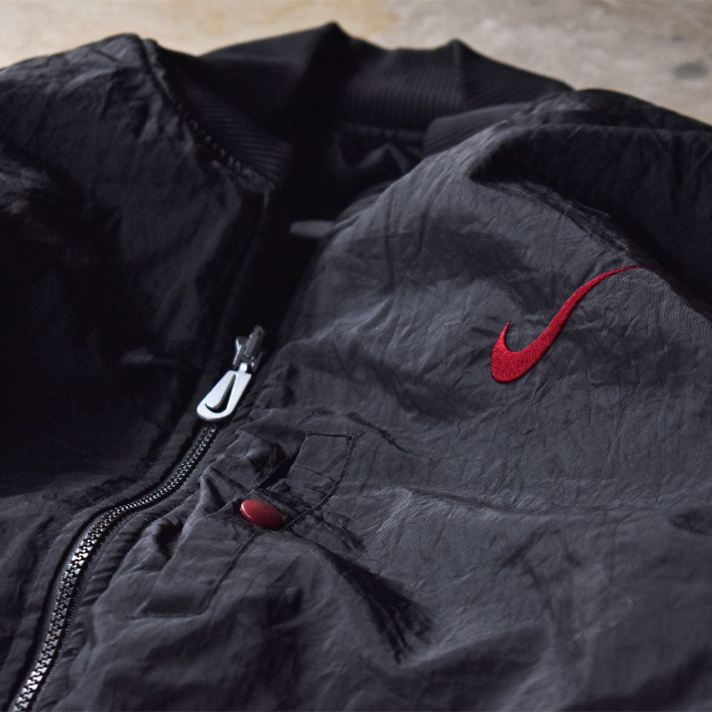 90’s NIKE リバーシブル ナイロン ボンバージャケット 231112