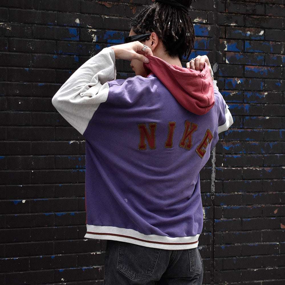 90's ペンキ！ カットオフ！ NIKE ハーフジップ パーカー 240718H