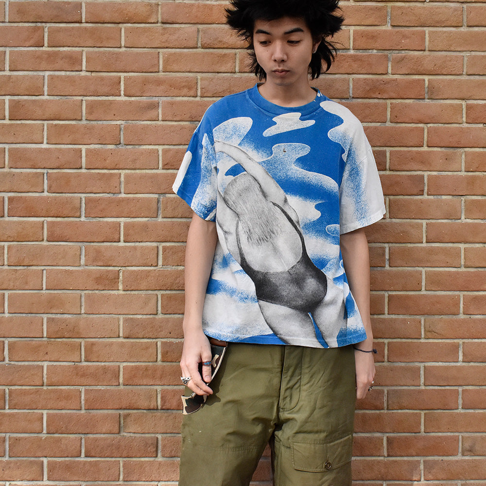 90's AOP！ “Swimsuit Women“ Tシャツ 250210HSGI