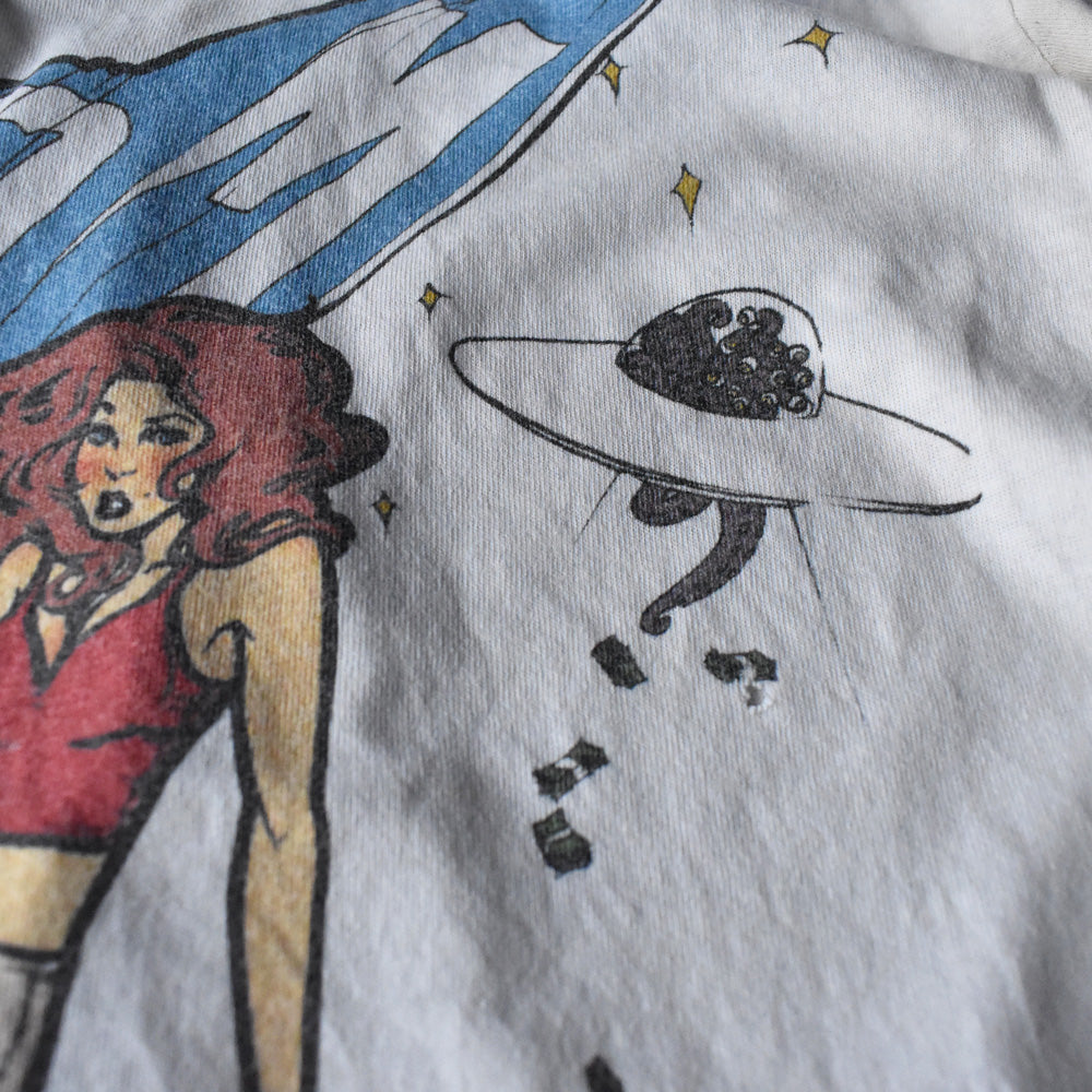 90's “Alien & Woman”リンガーTシャツ 240326