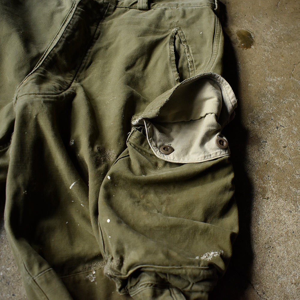 40's～ ダメージ！ French Army M-47 フィールドパンツ 前期型 231209H