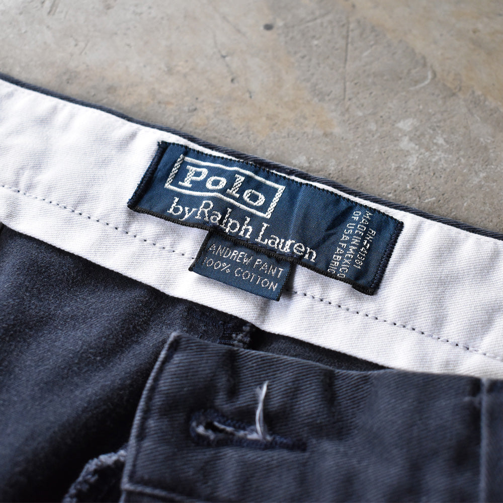 90's Polo Ralph Lauren “ANDREW PANT” ツータック チノパン 240321 S2018
