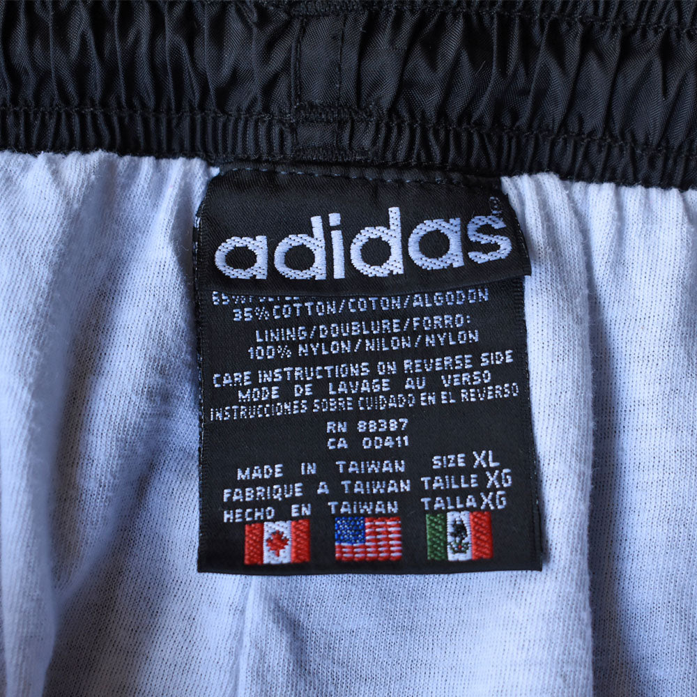 90’s adidas 裏地付き ナイロン トラックパンツ 240705