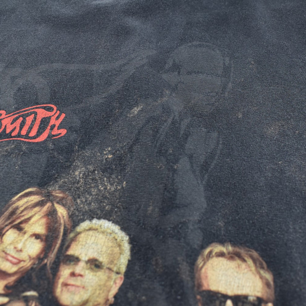 Y2K AEROSMITH "Just Push Play" 空山基 ロックTシャツ 260703H