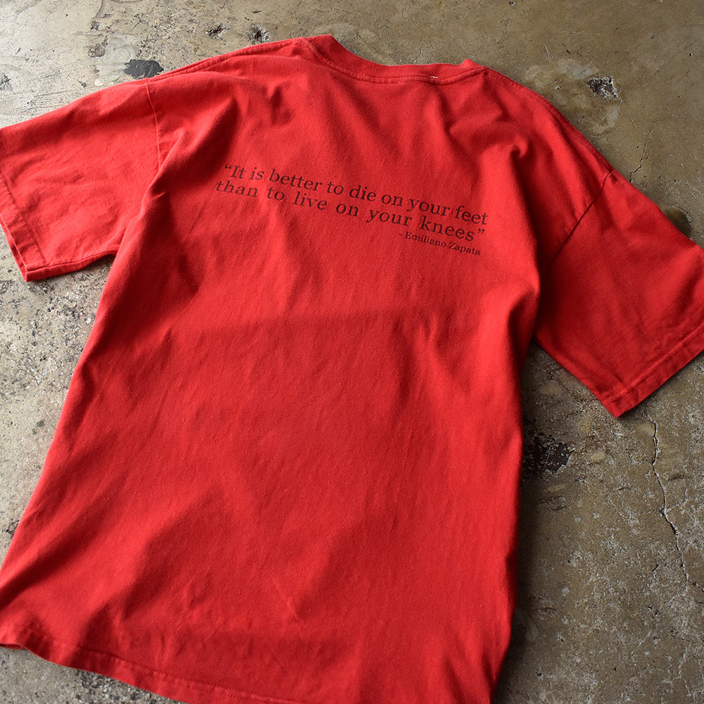 Y2K Rage Against the Machine “Emiliano Zapata” ロック Tシャツ 250820H