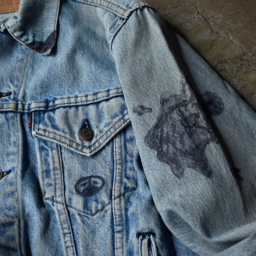 80's ペイント！ Levi's 70506-0216 デニムジャケット USA製 240518H