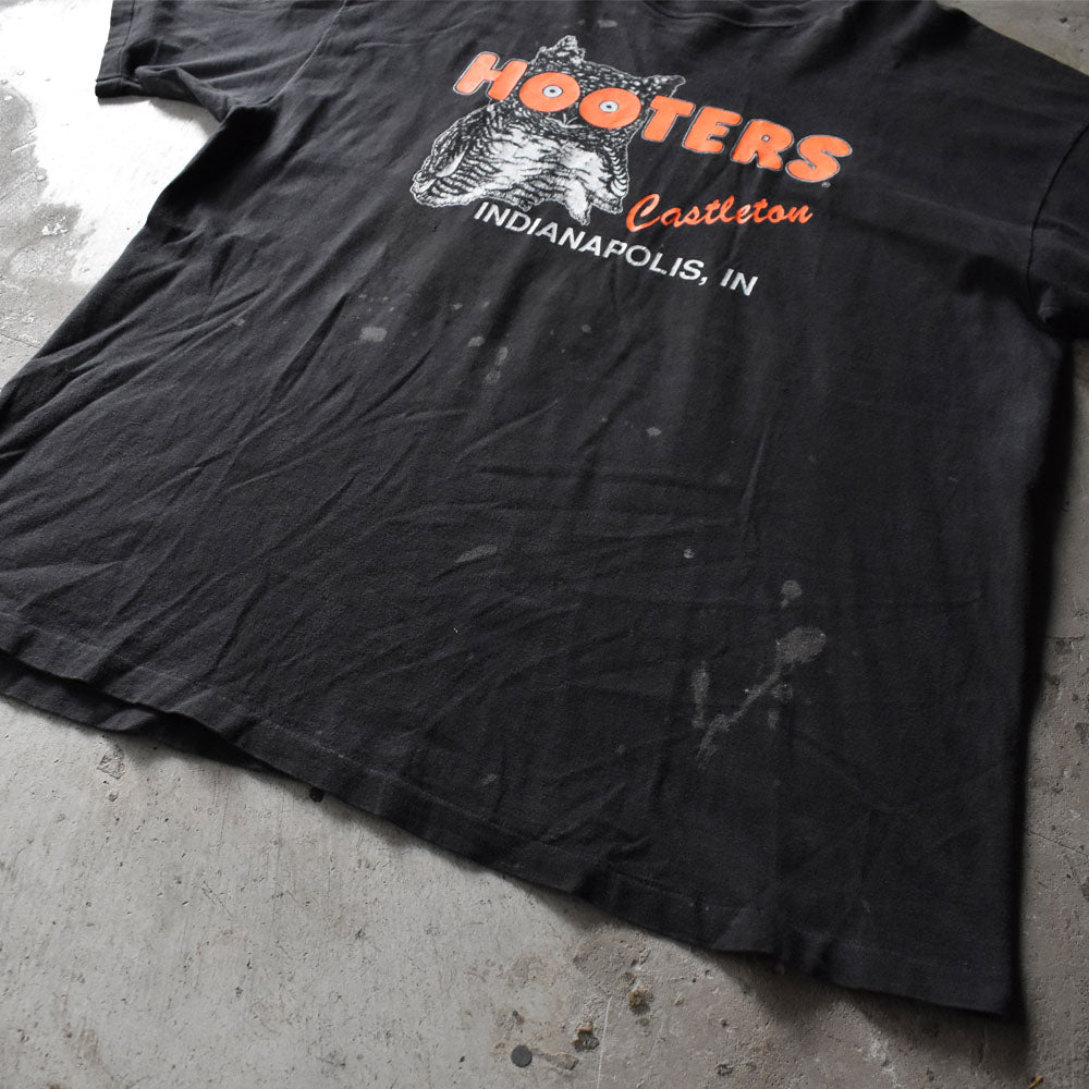 90’s HOOTERS “MORE THAN A MOUTHFUL”両面プリント Tシャツ USA製 230926