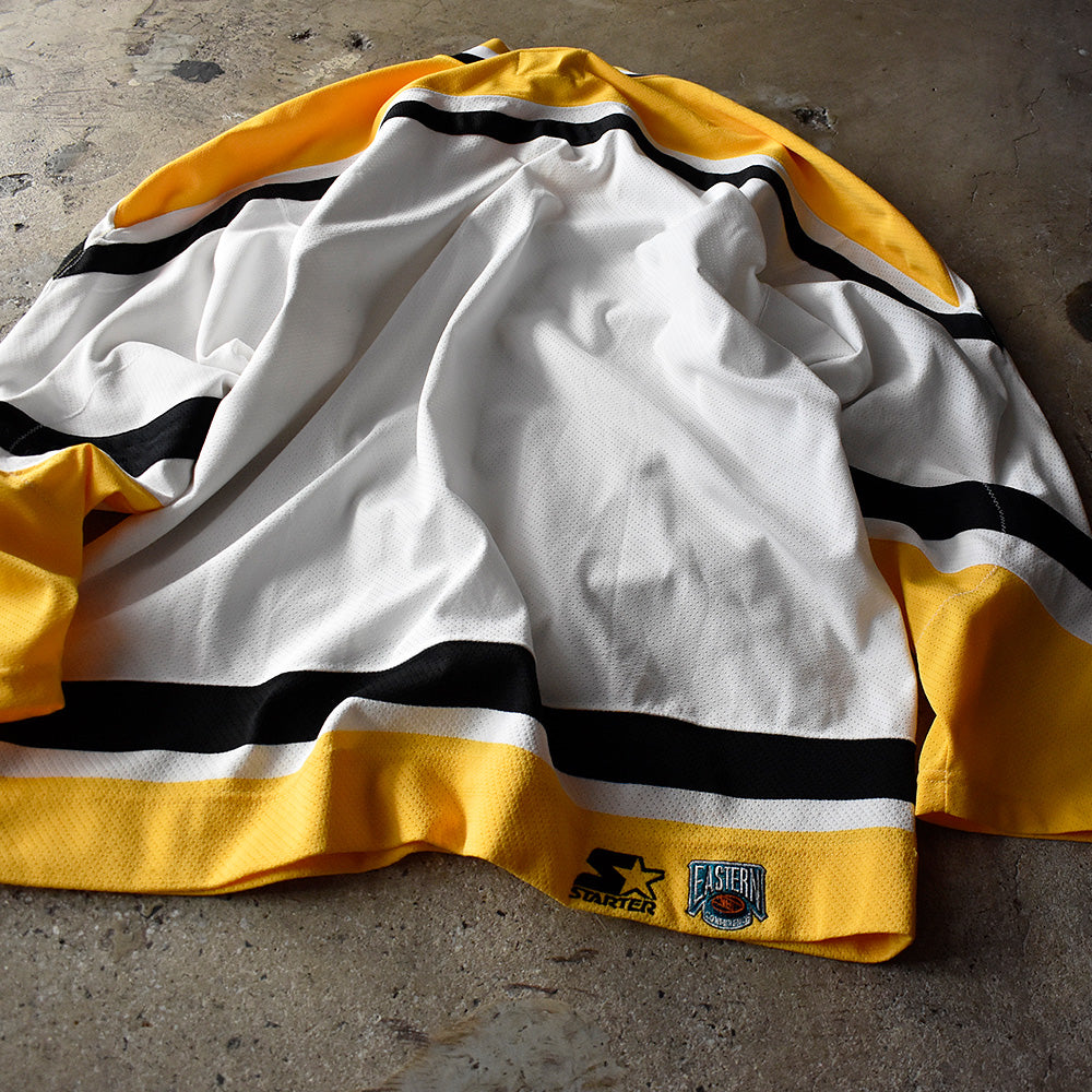 Y2K STARTER NHL “Pittsburgh Penguins” ホッケーシャツ 240403H