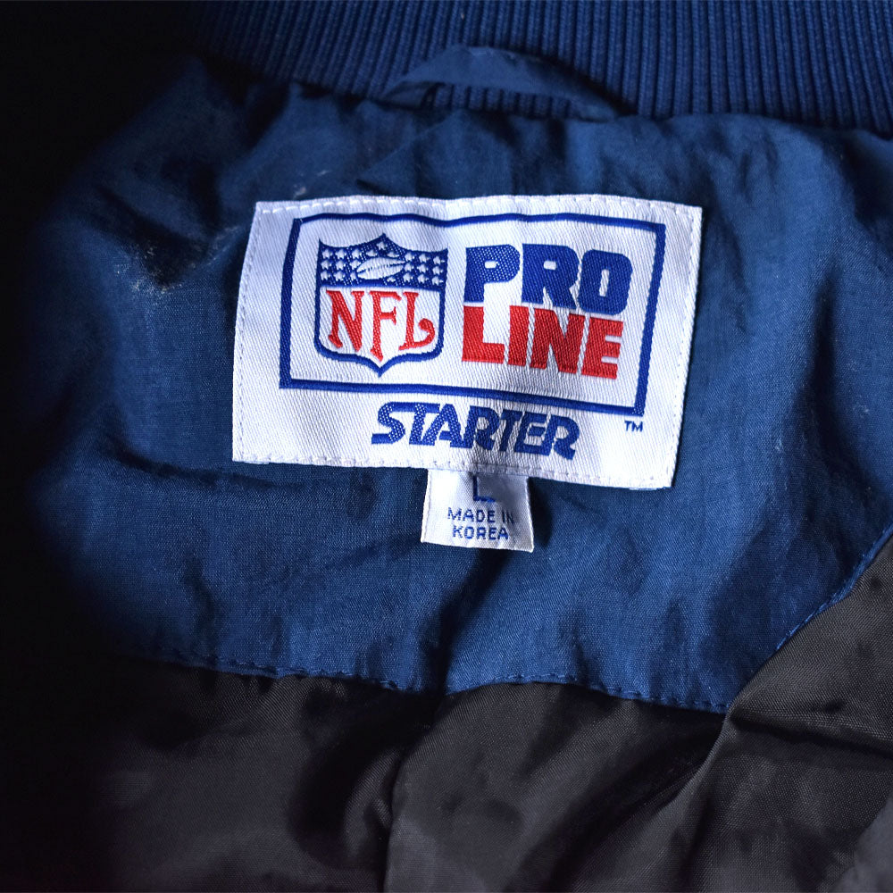 90’s STARTER “NFL COWBOYS” 中綿入り フード付き ナイロンジャケット　240208