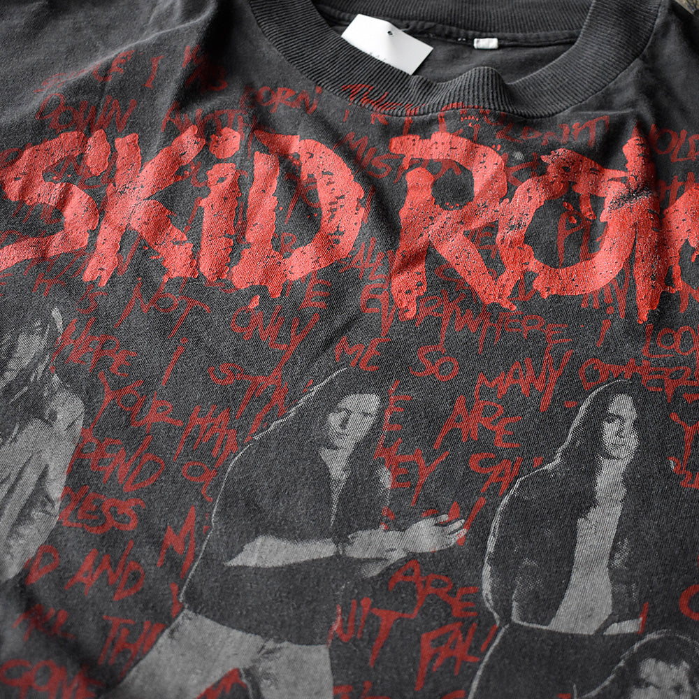 90's SKID ROW "I SURVIVED SKID ROW LIVE" ロック Tシャツ 250724H