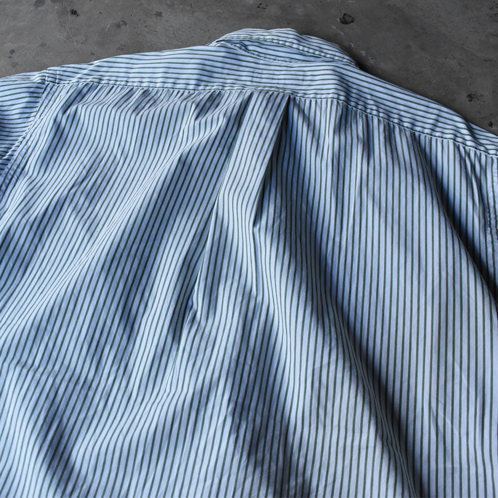 90s BLAIRE ラルフローレン BDシャツ 半袖 刺繍ロゴ グリーン - www