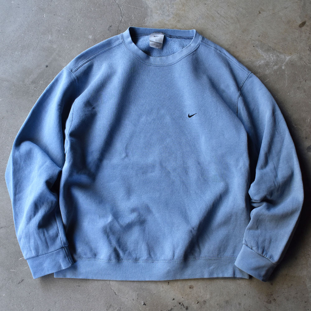 90’s NIKE small swoosh 刺繍ロゴ スウェット USA製 240107