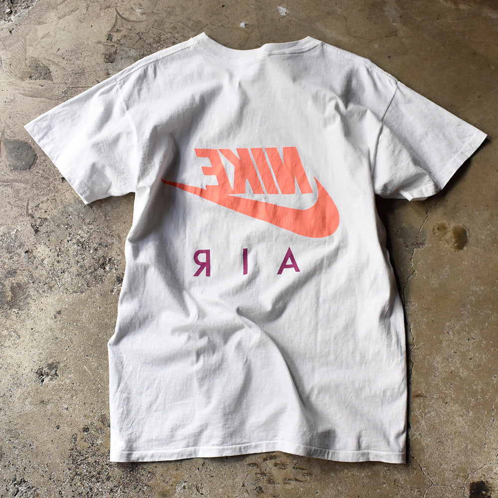 90's NIKE 反転AIRスウォッシュロゴ！ Tシャツ USA製 240301H