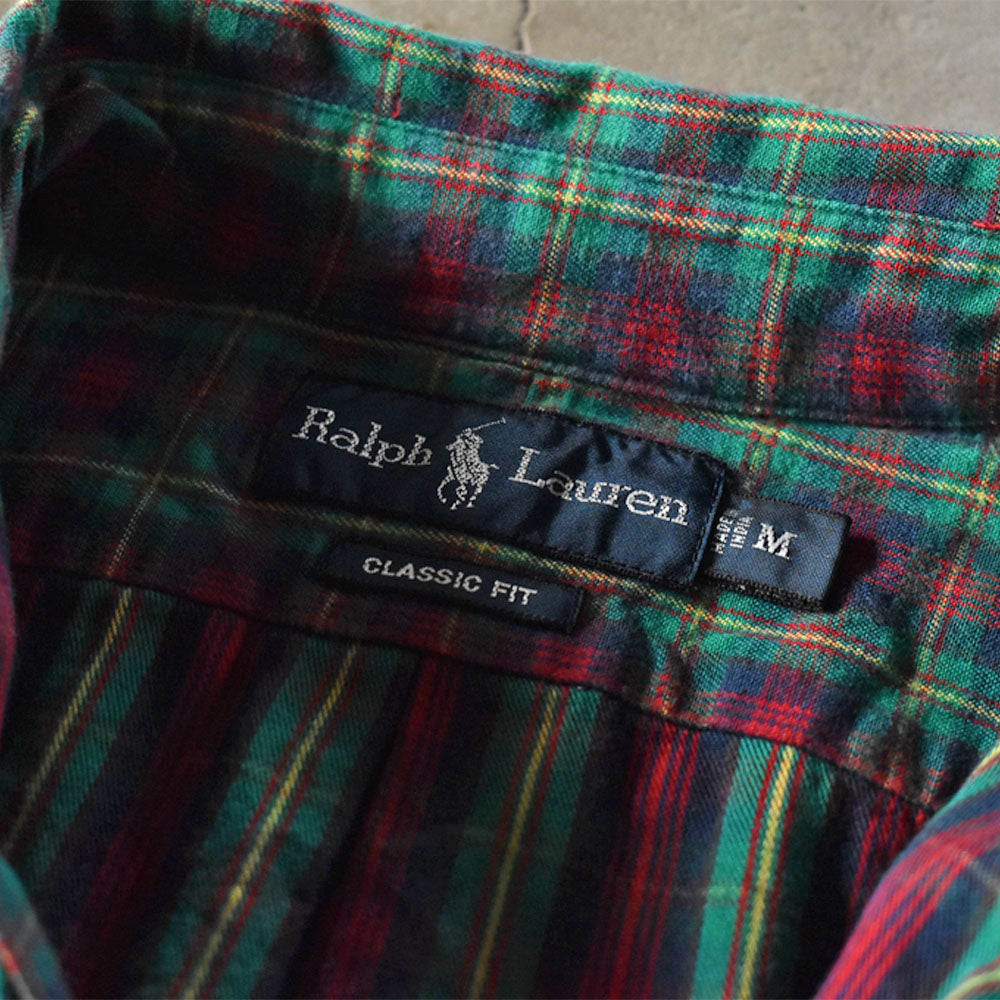 Ralph Lauren/ラルフ ローレン “CLASSIC FIT” チェック ボタンダウンシャツ　230904