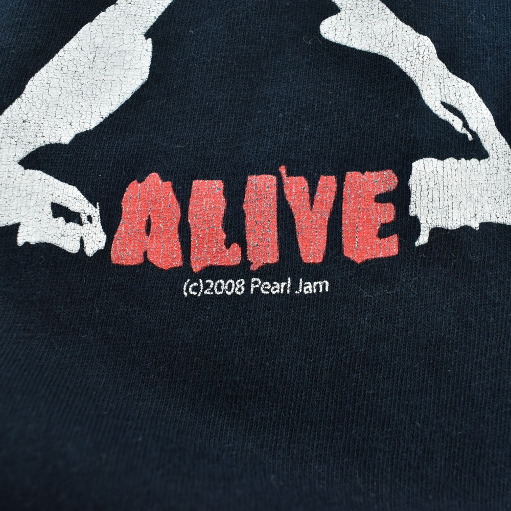 Y2K Pearl Jam "ALIVE" グランジ ロックTシャツ 260818H