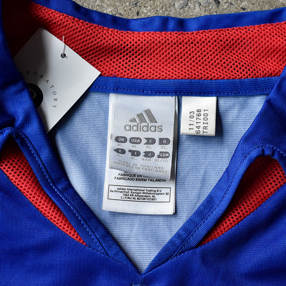 Y2K adidas F.F.F. France フットボールシャツ 240720H