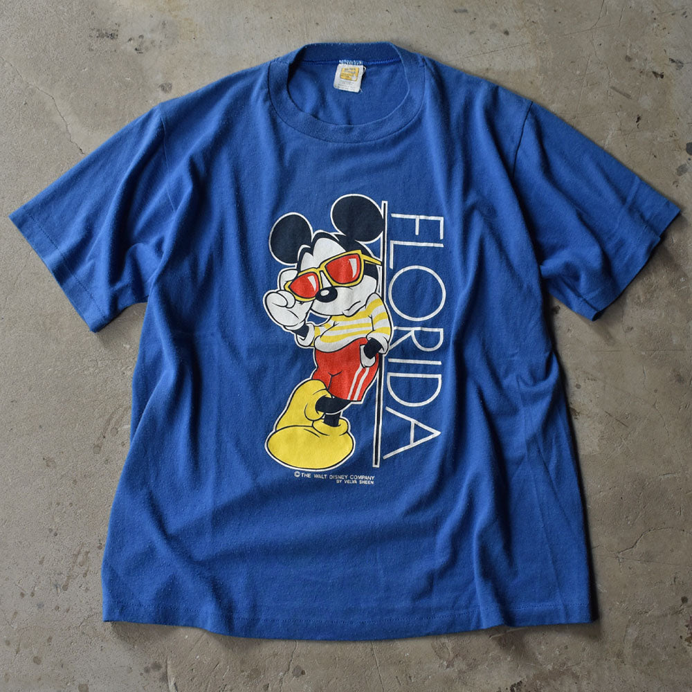 80’s　Mickey/ミッキー “FLORIDA” Tシャツ　USA製　230907