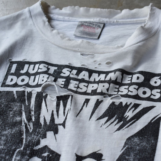 90's The Screamers “I Just Slammed 6 Double Espressos And I Feel Great” Tシャツ 250901H