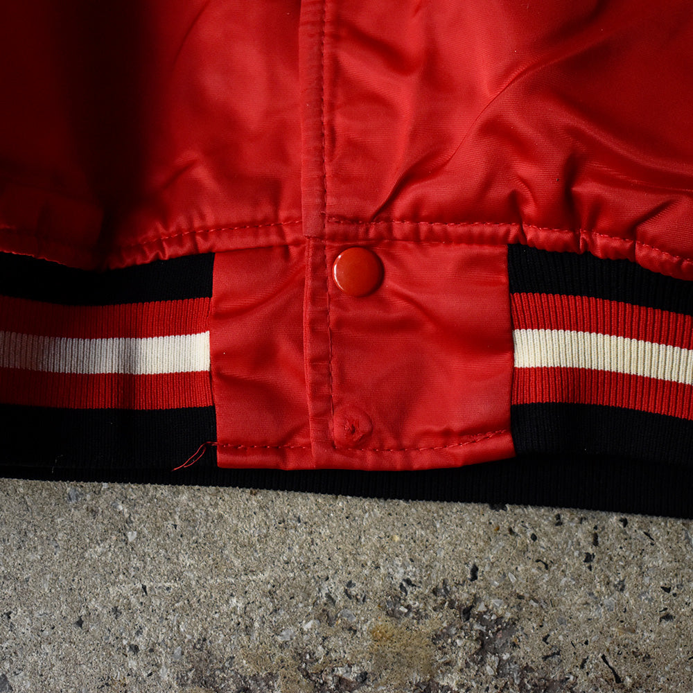 90's STARTER NHL “Chicago Blackhawks" ナイロン アワードジャケット USA製 250130H