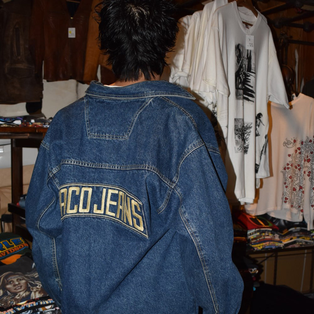 90's PACO JEANS メタルプレート デニム シャツジャケット 260508H