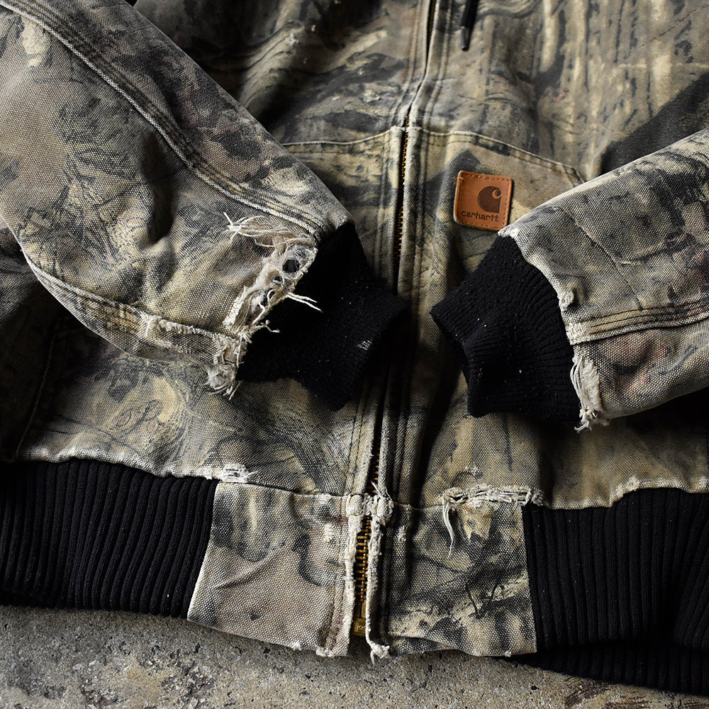Carhartt リアルツリー迷彩柄！ アクティブパーカー キルティングライナー 240108H