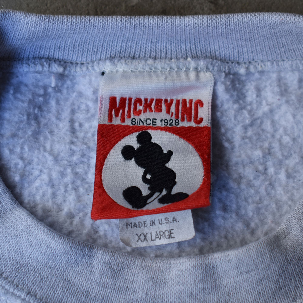 90's Disney “Mickey” クルーネック スウェット USA製 231024