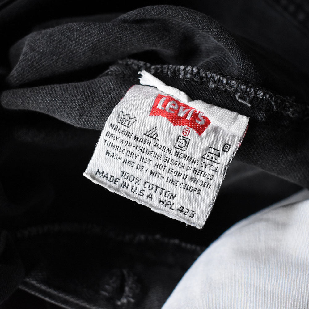 90’s Levi's 501 ブラック デニムパンツ USA製 250112