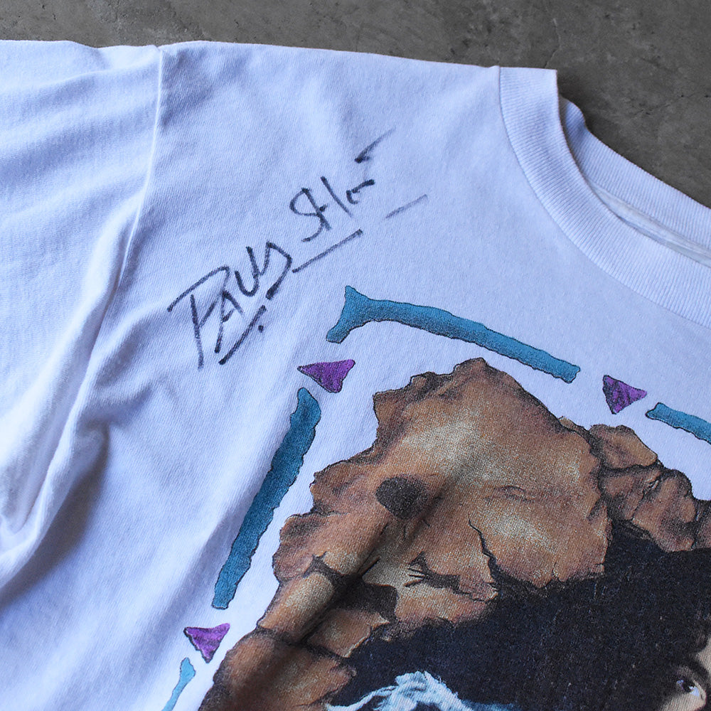 90’s Encino Man “CHILLIN” Pauly Shoreサイン入り！ コメディ ムービー Tシャツ USA製 250801