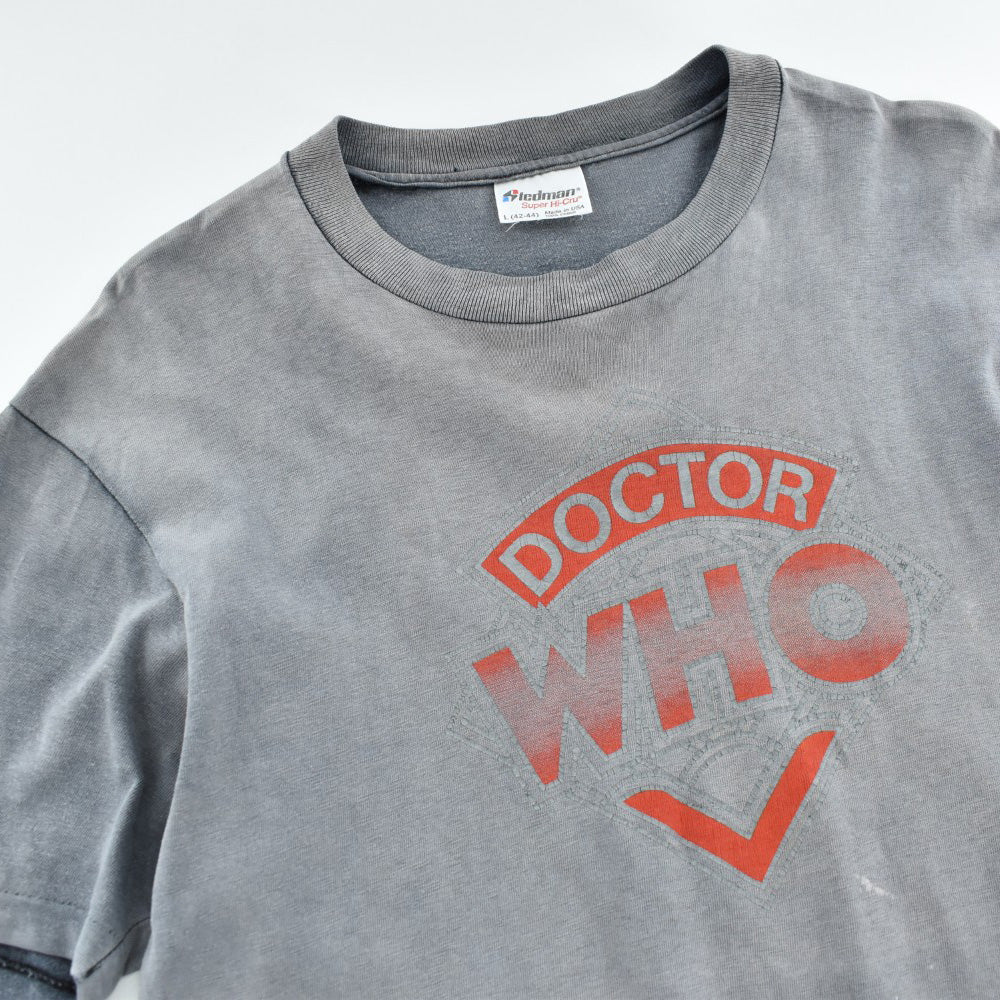 80's Doctor Who 鬼フェード ムービーTシャツ 260915H
