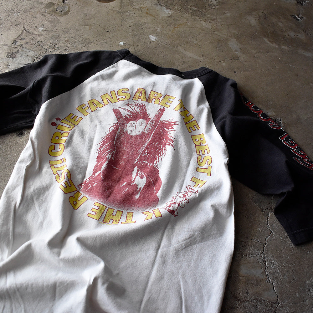 80's Mötley Crüe “Dr.Feelgood” ラグランスリーブTシャツ 240421H