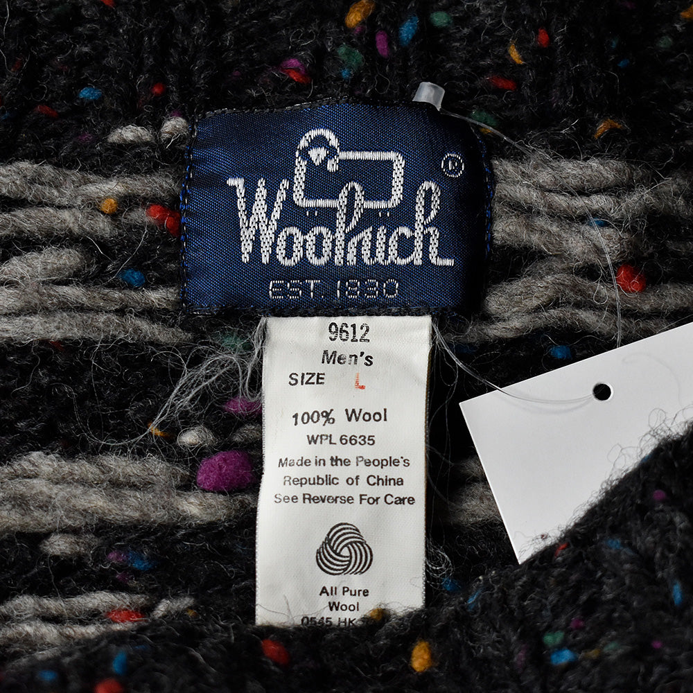80's～ Woolrich ネイティブ柄 ウールニット 231224H
