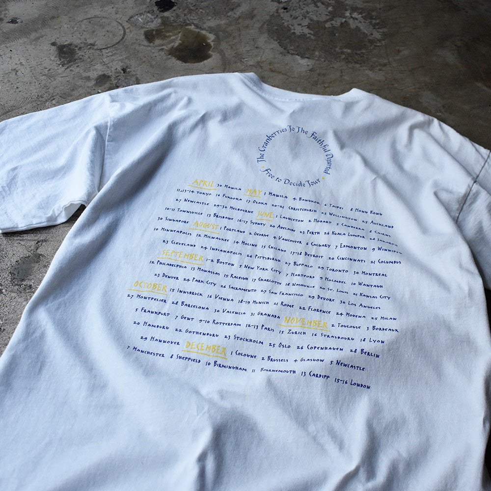 90's The Cranberries “To the Faithful Departed” Free to Decide Tour Tシャツ 240702H
