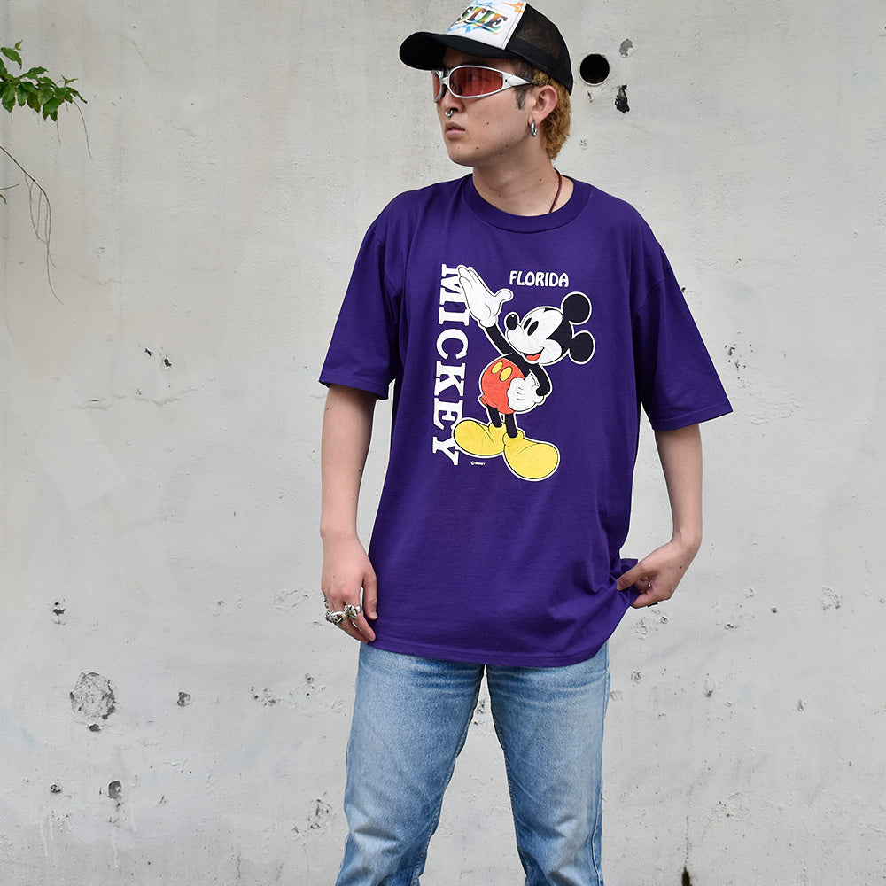 90's Disney “Mickey Florida” Tシャツ USA製 250617H