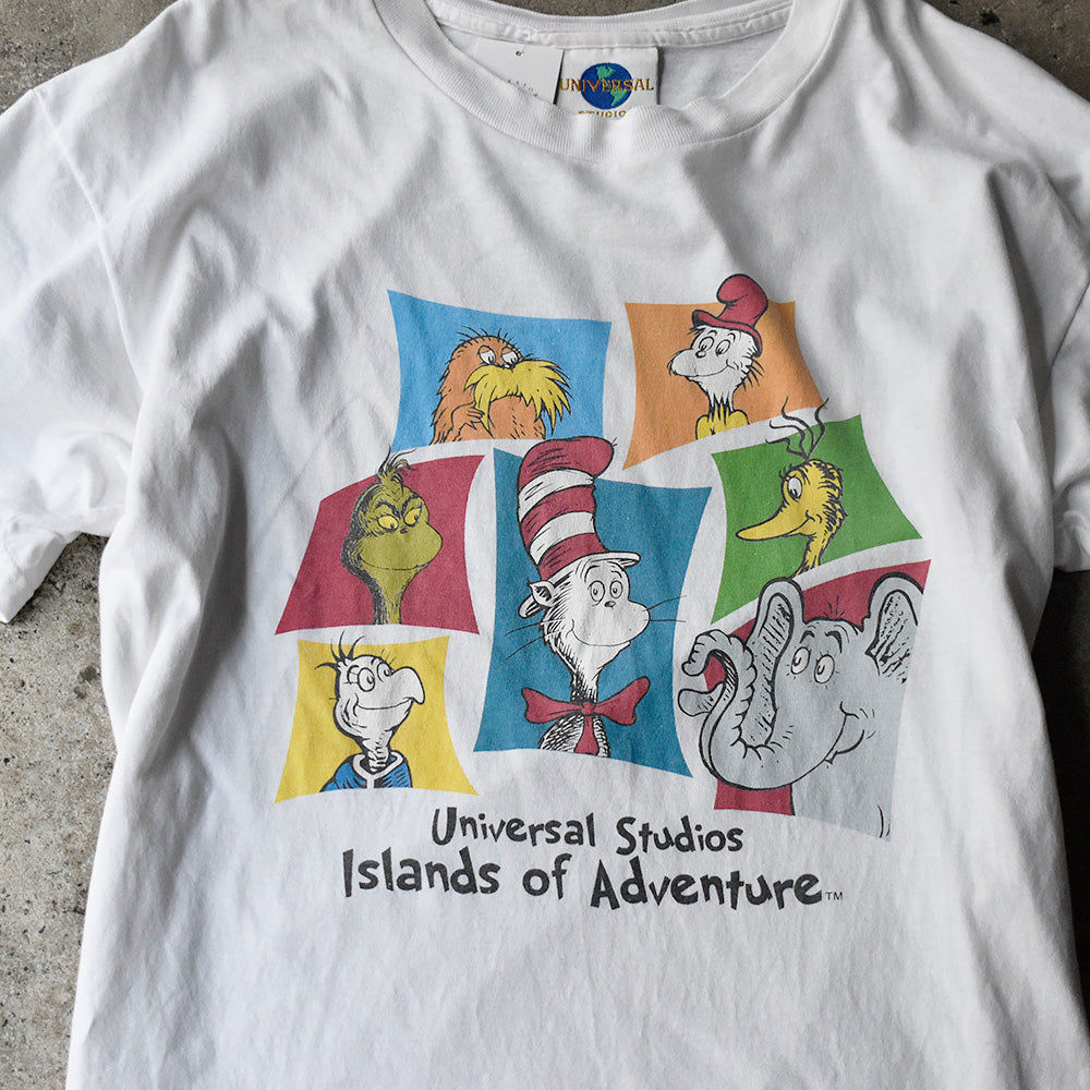 90's～ Dr. Seuss “Universal Studios Islands of Adventure” Tシャツ 250609H