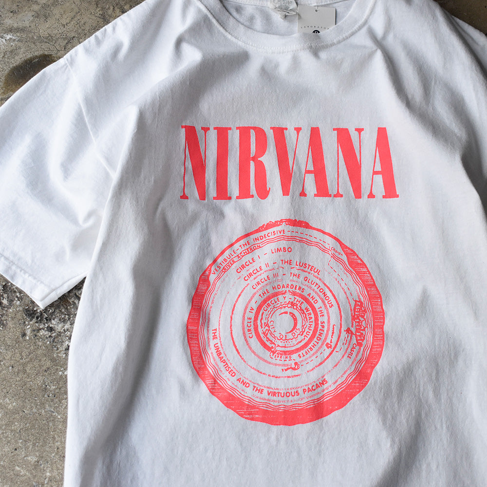 Y2K NIRVANA “UPPER HELL“ サークルロゴ SUB POP Tシャツ 250410HT62