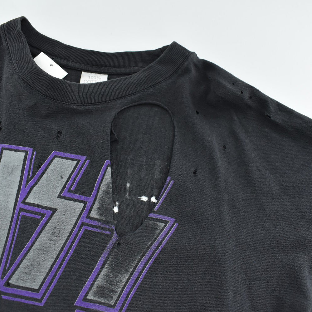 Y2K KISS “THE FAREWELL TOUR 1973–2001” BORO ロックTシャツ 260424H