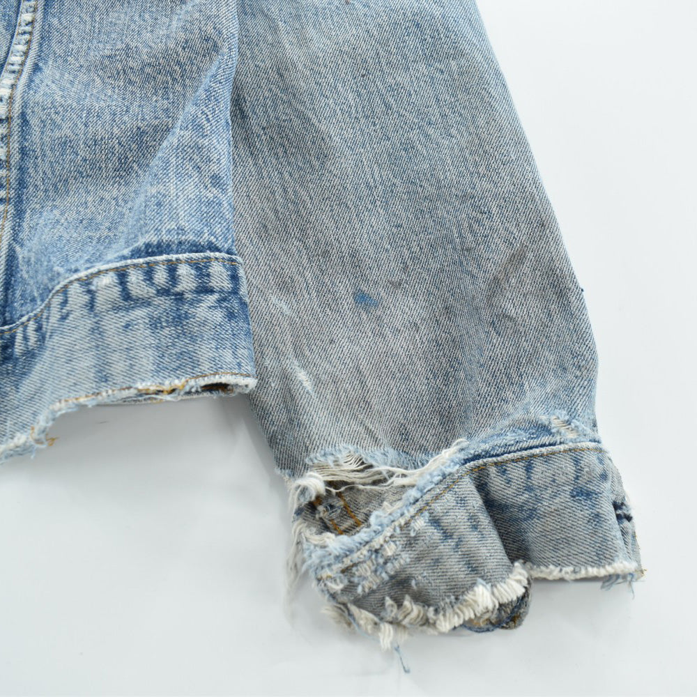 70's Levi's 70505 "BORO" クラッシュデニムジャケット USA製 260306H