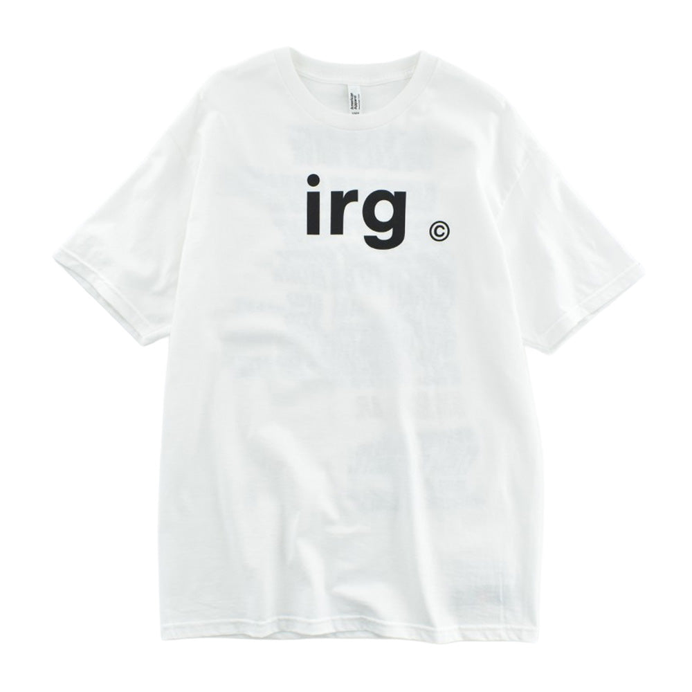 blackmeans irregular "irg©" ロゴTシャツ 260728H