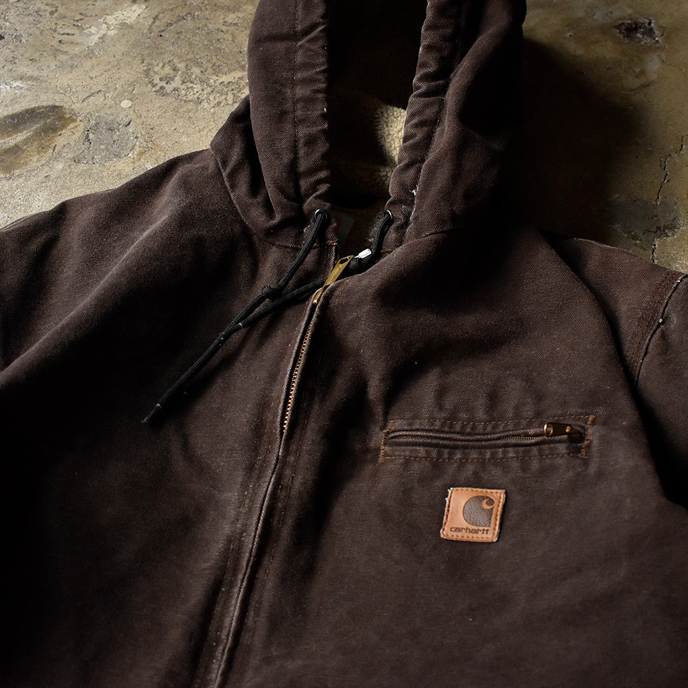 Y2K Carhartt フード付き デトロイトジャケット ボアライナー 240215H