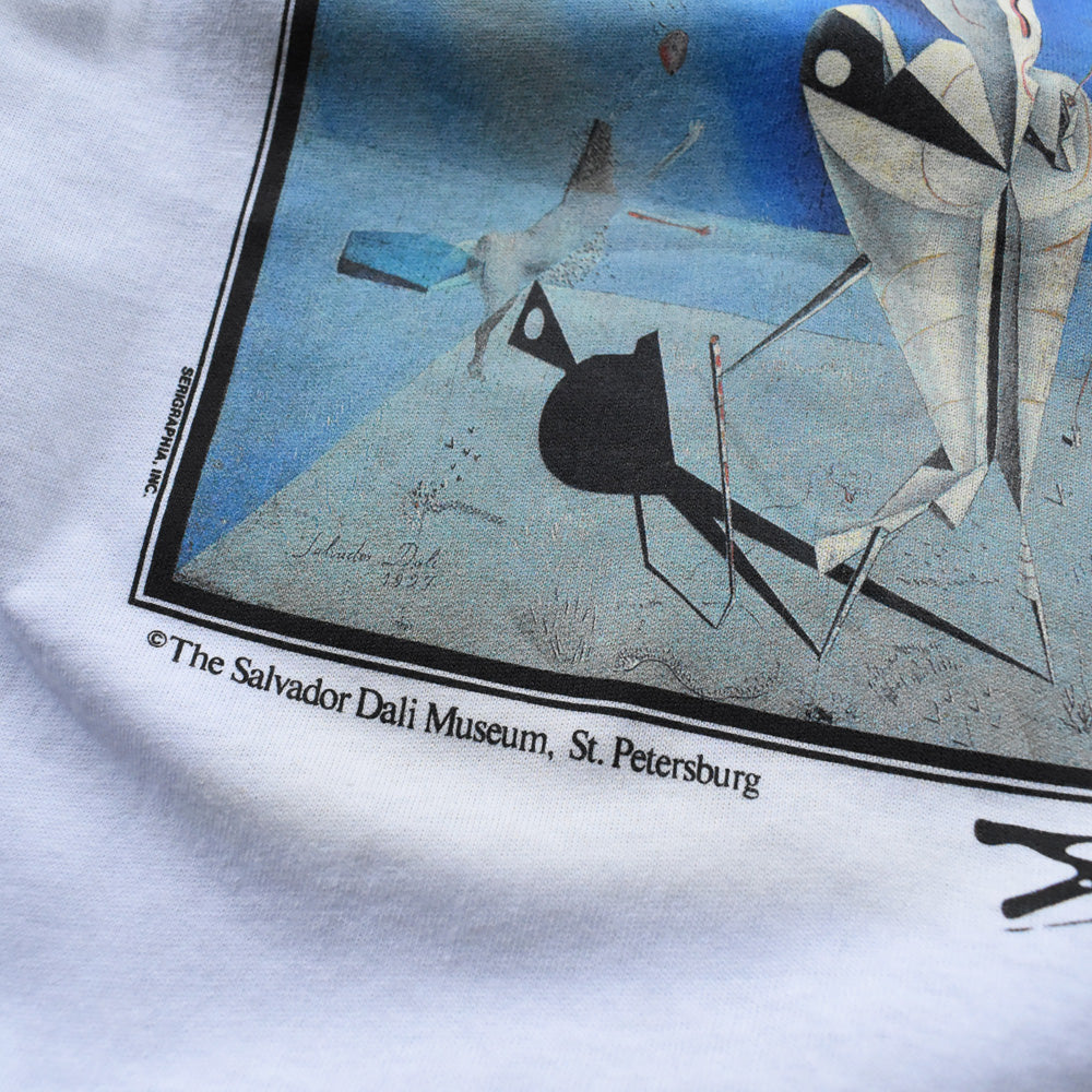 90’s デッドストック！ Salvador Dalí “Apparatus and Hand” 長袖 アート Tシャツ USA製 250607 (E)