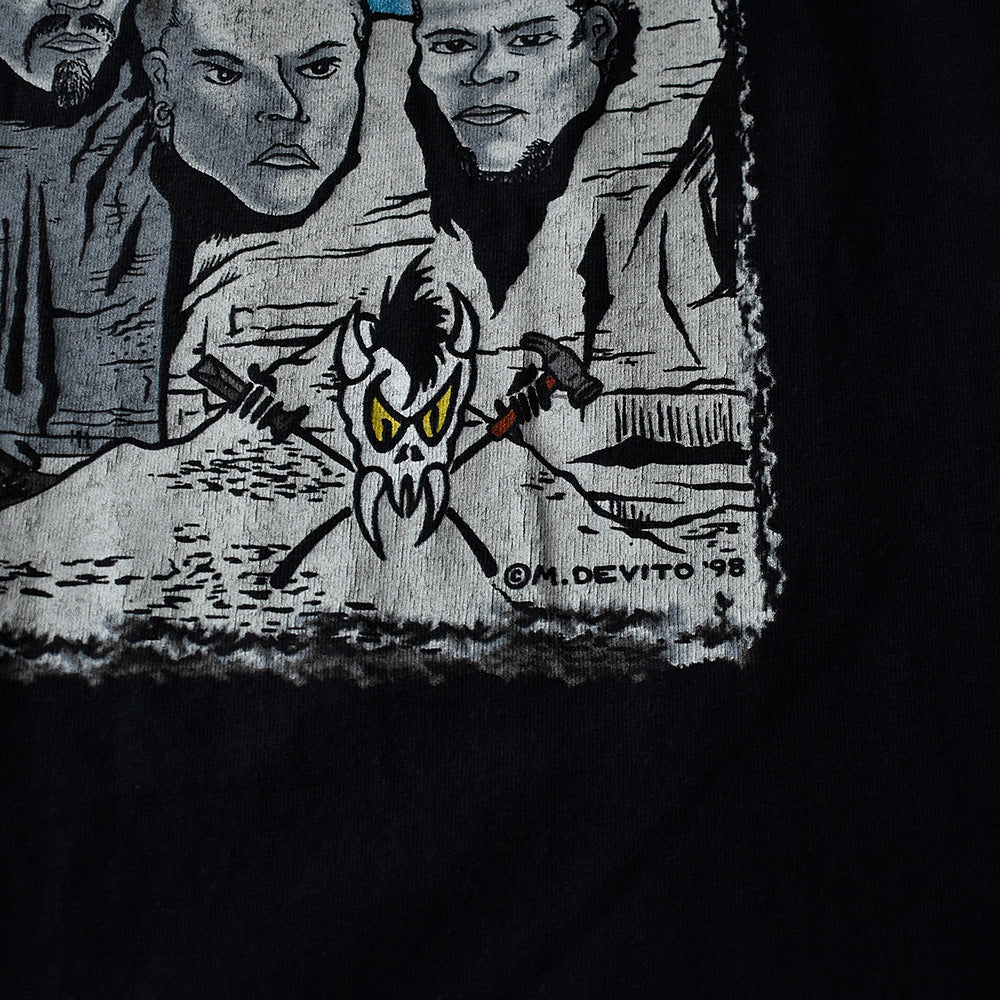 90's METALLICA “Metallica in Club“ Harley Logoパロディ！ Tシャツ 240730H