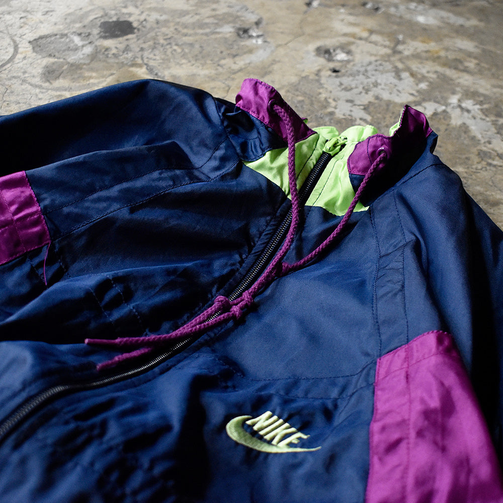 90's NIKE ドローコード付き ナイロン トラックジャケット 240404H