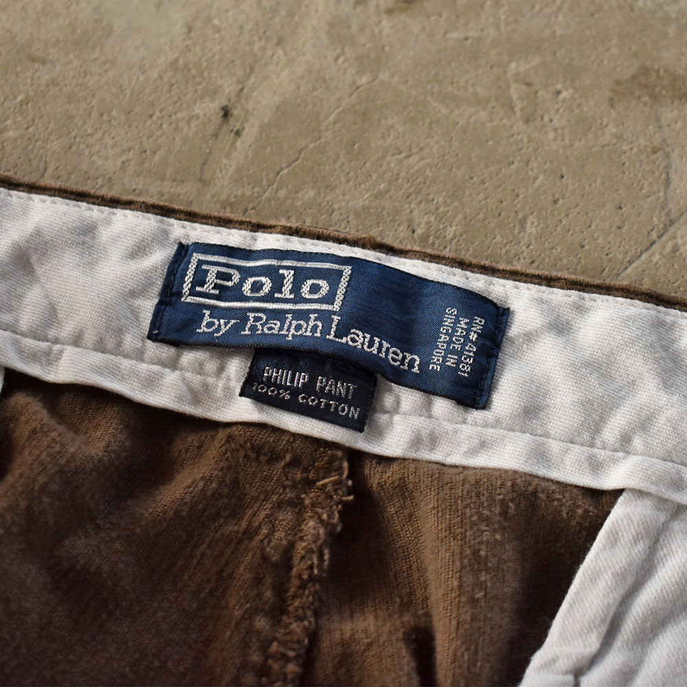 90's　Polo Ralph Lauren/ポロ ラルフ ローレン  “PHILIP PANT” コーデュロイパンツ　230813