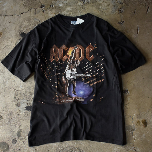 Y2K AC/DC "Stiff Upper Lip Tour" ロック Tシャツ 230817H