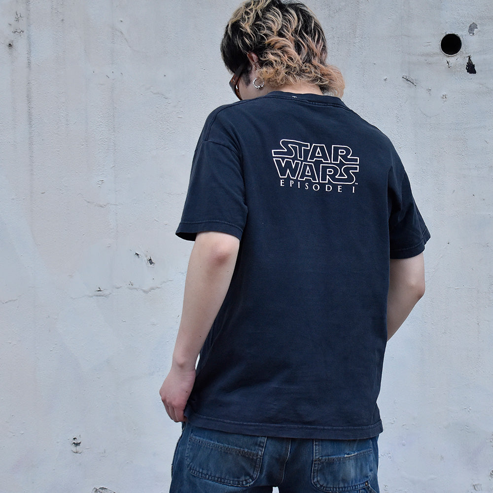 90's～ Star Wars Episode 1 “ジャー・ジャー・ビンクス” movie Tシャツ USA製 240505H