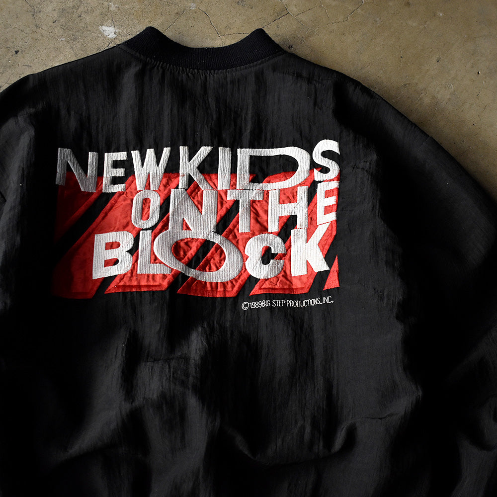 80's NEW KIDS ON THE BLOCK “Hangin' Tough” World Tour ナイロンジャケット 240317H