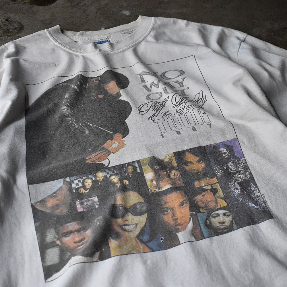 パフ・ダディ No Way Out ワールドツアーTシャツ フォト ペプシ 1997年 ヴィンテージ