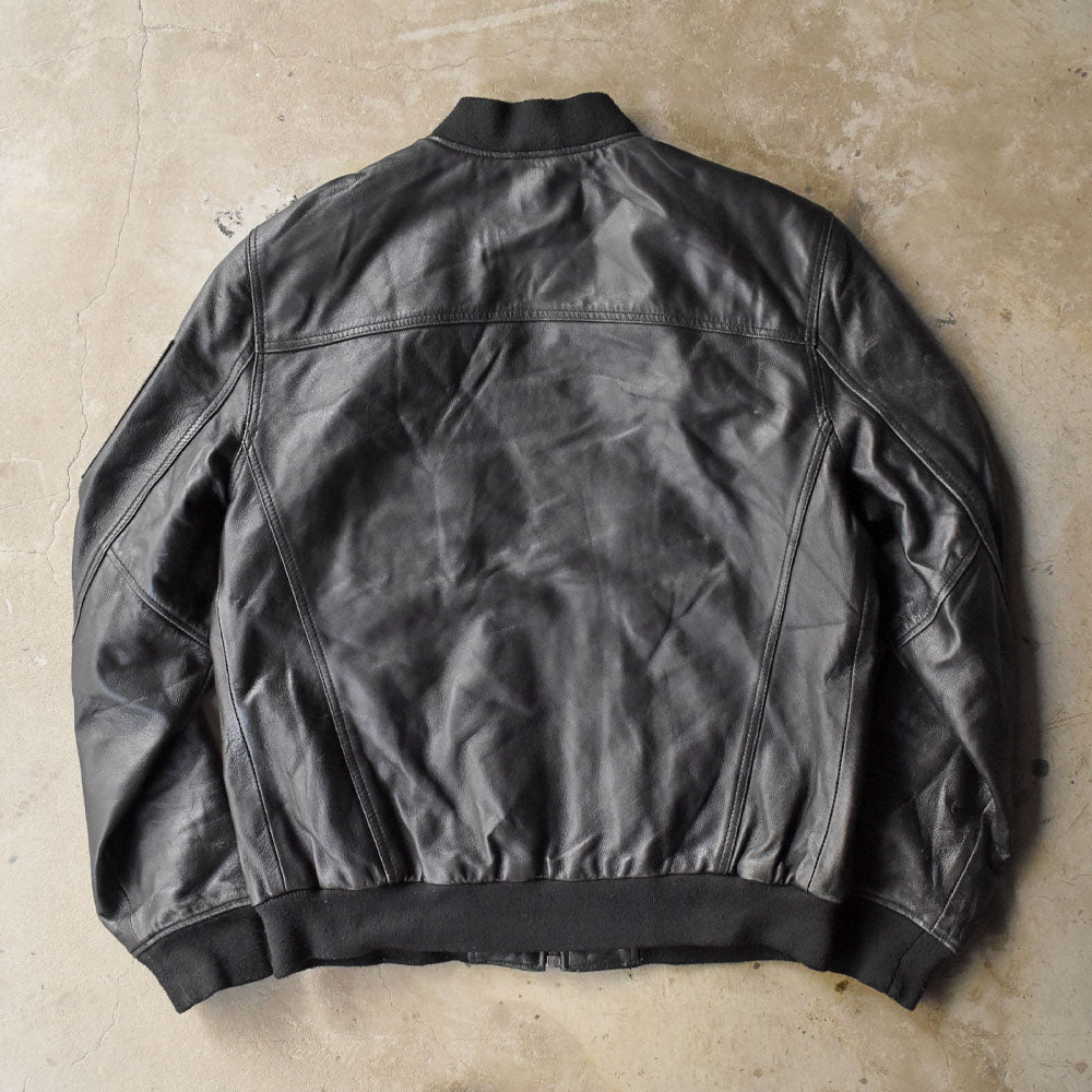 90’s Schott MA-1 レザーフライトジャケット 251007H